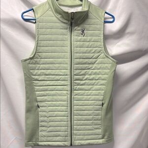 🧣 Browning Women's Green Sleeveless Vest